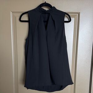 Women’s M Love, Fire Keyhole Neck Black Sleeveless Top